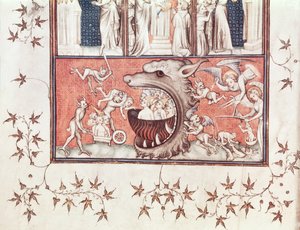 Paní Fr 22912 Fol.2v Detail of Hell, z 