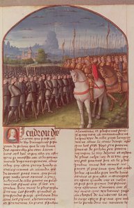 Paní Fr 91 Fol. 85 Strana z Příběhu Merlina od Roberta de Borona, c.1482-89 od French School