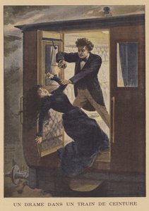 Vražda v železničním vlaku Ceinture v Paříži od French School