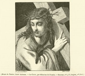 Muzeum Nantes, Italská škola, Kristus (rytina) od French School