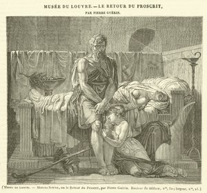 Muzeum Louvre, Marcus Sextus nebo Návrat zavrženého (rytina) od French School