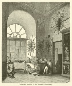 Námořní muzeum v Louvru, Salle La Perouse, druhý pohled (rytina) od French School