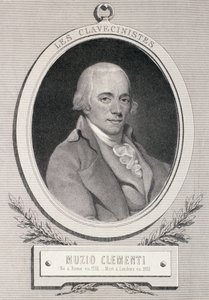 Muzio Clementi (1752-1832) ryl Alfred Lemoine od French School