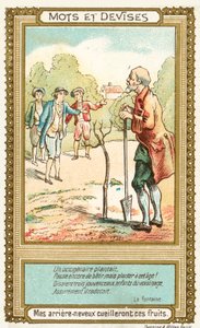 Moji prasynovci budou sklízet tyto plody (chromolitho) od French School