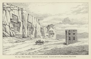 Naksh-i-Rustem, Celkový pohled na nekropole od French School