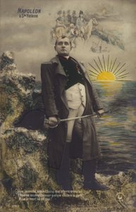 Napoleon Bonaparte (barevná litografie) od French School