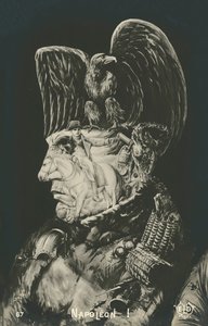 Napoleon Bonaparte, francouzský císař a vojevůdce (litografie) od French School