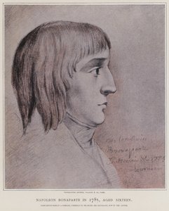 Napoleon Bonaparte v roce 1785 od French School