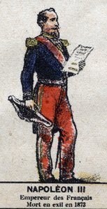 Napoleon III (1808-1873), císař Francouzů. V „“ Galeriede Kings and Queens of France a slavné postavy od roku 1643 do roku 1895““ Epinal obraz. od French School