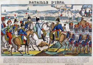 Napoleon v bitvě u Jeny (13/10/1806) - obraz Epinalu od French School
