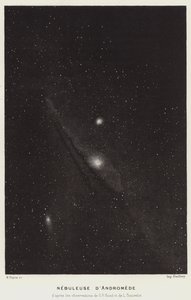 mlhovina Andromeda (litho) od French School