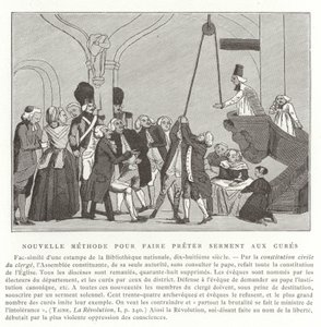 Nová metoda skládání přísah kněžím, Francouzská revoluce od French School