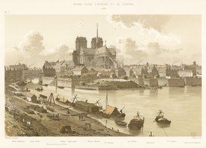 Notre-Dame lEveche a klášter, 1595 od French School