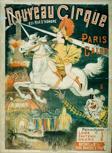 Nový cirkus, 1889 od French School