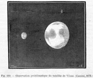 Problematické pozorování satelitu Venuše (Cassini od French School