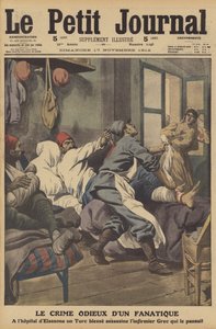 Ohavný zločin fanatika (color litho) od French School