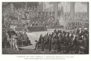 Otevření generálního stavovského úřadu ve Versailles 5. května 1789 od French School