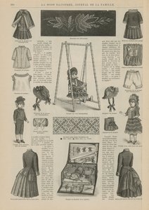 Stránka z La Mode Illustree od French School