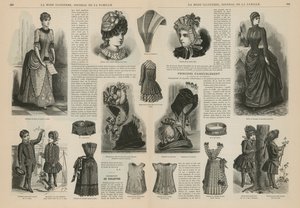 Stránka z La Mode Illustree od French School