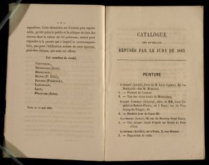 Obrazová kapitola, ze Salon des Refuses, 1863 od French School