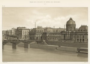 Palác institutu a Hotel des Monnaies, 1877 od French School