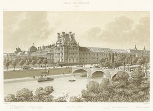 Palác Tuileries, 1869 od French School