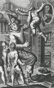 Pantagruel popadl Limousina za hrdlo, ilustrace z 