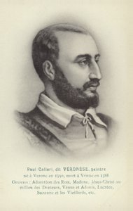 Paolo Veronese, italský malíř (litografie) od French School