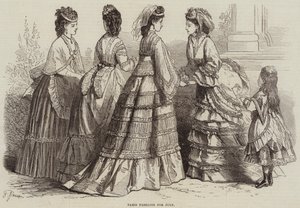 Paris Fashions na červenec od French School