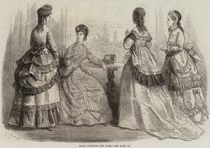 Paris Fashions for June (rytina) od French School