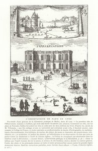 Pařížská observatoř v roce 1700 od French School
