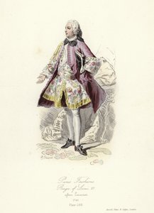 Pařížská móda, vláda Ludvíka XV od French School