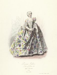 Pařížská móda, doba Ludvíka XV od French School