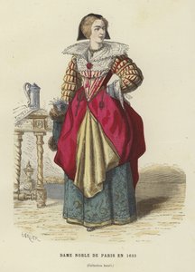 Pařížská šlechtična, 1633 od French School