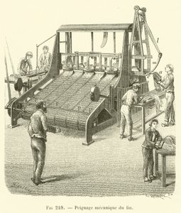 Mechanické česání prádla (rytí) od French School