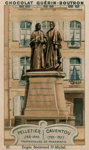 Pelletier, 1788-1842, Caventou, 1795-1877, profesoři farmacie, Erigee Boulevard St-Michel od French School