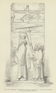 Persepolis, basreliéf na rámu dveří paláce č. 7 od French School