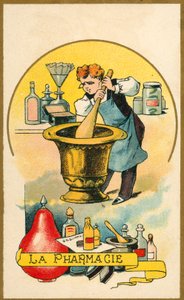 Lékárna (chromolitho) od French School