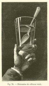 Fenomén totálního odrazu (rytina) od French School