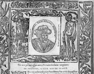 Philippe 1er - v "" Portréty králů Francie "" od French School