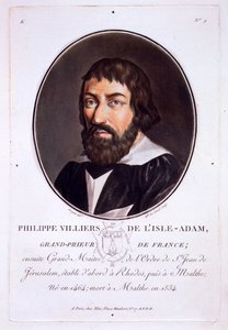 Philippe Villiers de lIsle-Adam, z Portréty velkých mužů, slavných žen a nezapomenutelných námětů Francie, vydané 1787-92 od French School