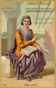 Pierre Abelard , filozof a scholastický teolog od French School