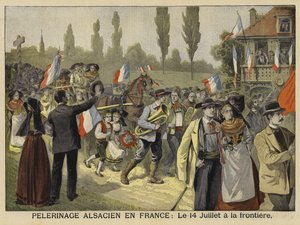 Pouť Alsasanů do Francie, 14. července 1897 od French School