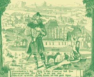 "Mapa Clermont en Beauvais" od French School