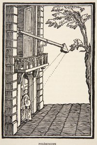 Polemoskop, kopie Borise Mestcherského (zemř. 1957), ilustrace z knihy Histoire de la Nation Francaise, Sciences, Volumes I & II, autor Gabriel Hanotaux (1853-1944), 1924. od French School