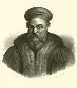 Polidoro da Caravaggio, portrét (rytina) od French School