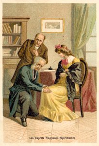 Poltergeisté (spiritismus) (chromolitho) od French School