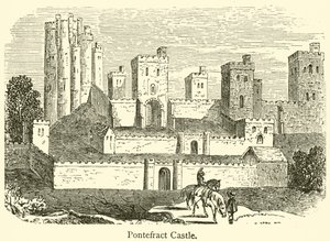 Hrad Pontefract (rytina) od French School