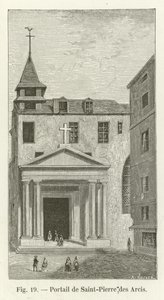 Portál Saint-Pierre des Arcis od French School