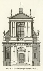 Portál kostela Barnabite od French School
